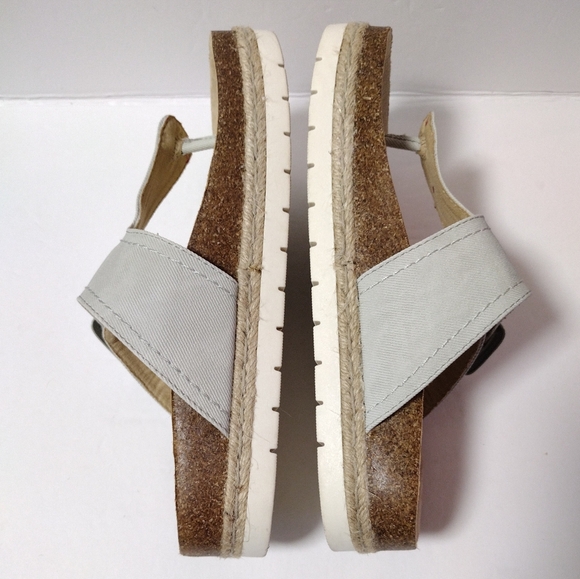 Bjorndal Penelope Footbed Women's T-Strap Slip-On Thong Espadrille Cork Sandal 7 - Picture 7 of 10